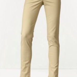 CAbi Chamois Khaki Jeans EUC 6 #881, 97% Cot